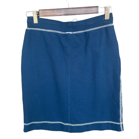 Disney Skirt Womens Small Blue Pencil Drawstring Mickey Mouse - Picture 2 of 10